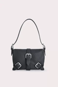Murphy Black Flat Grain Leather