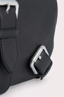 Murphy Black Flat Grain Leather