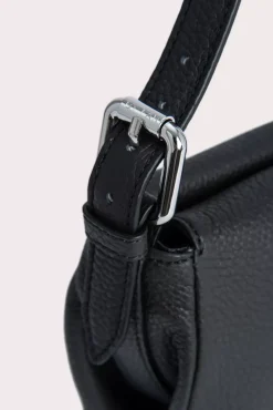 Murphy Black Flat Grain Leather