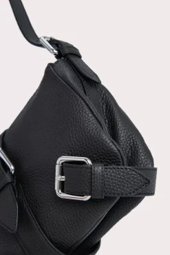 Murphy Black Flat Grain Leather