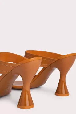 Nadia Caramel Gloss Leather