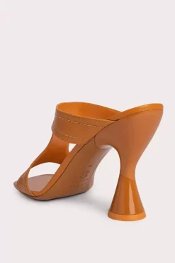 Nadia Caramel Gloss Leather