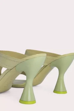 Nadia Olive Gloss Leather