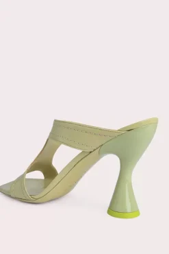 Nadia Olive Gloss Leather