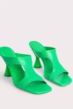 Nadia Super Green Gloss Leather