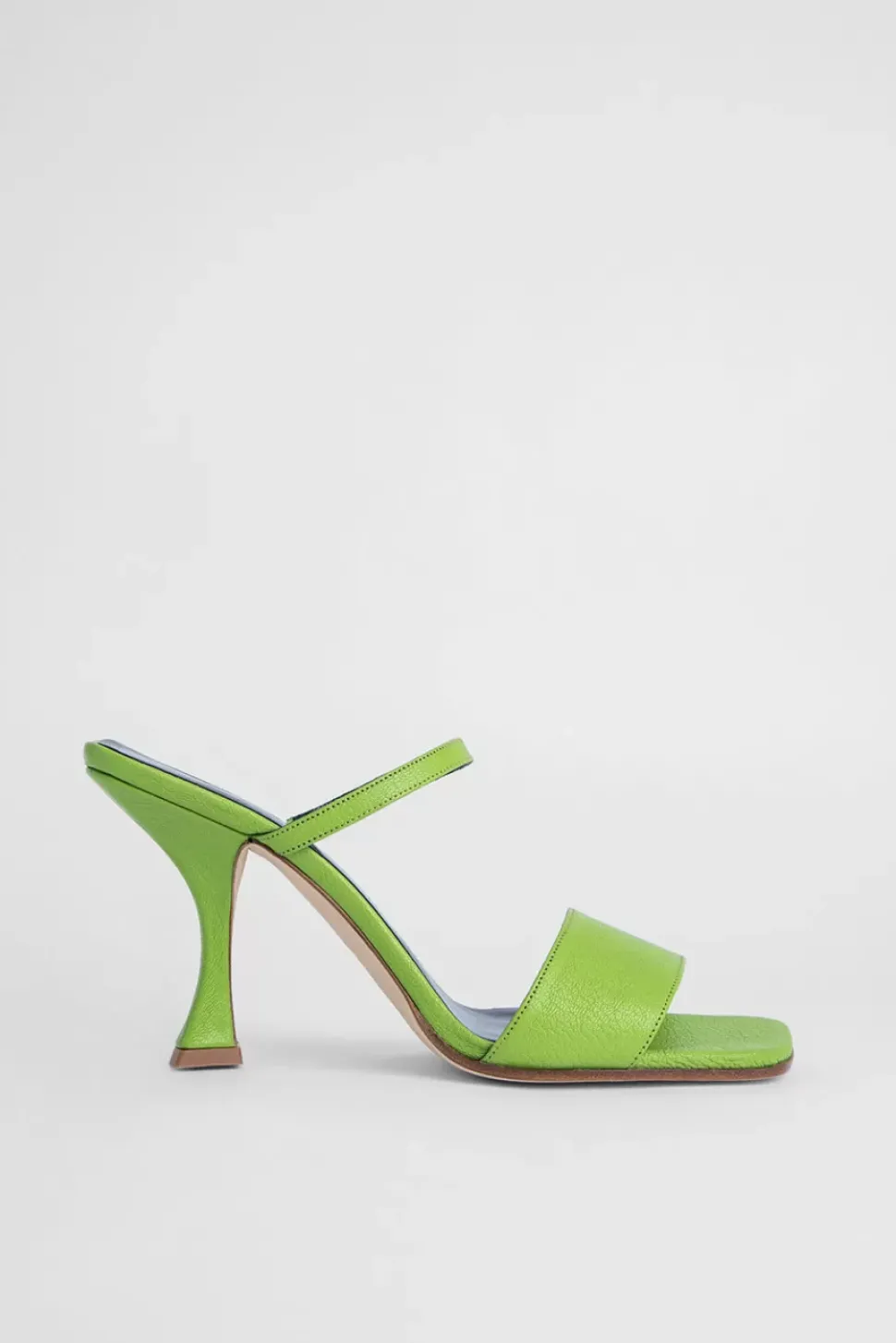 Nayla Pistachio Grained Leather
