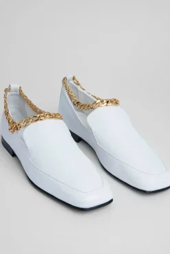 Nick White Leather