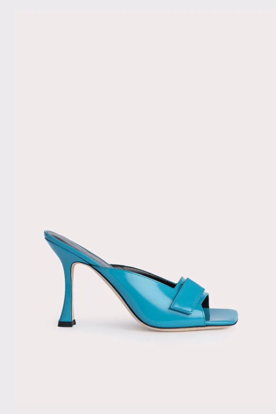 Olivia Azur Semi Patent Leather