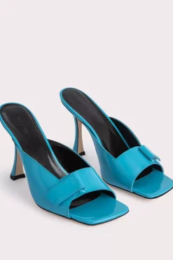 Olivia Azur Semi Patent Leather