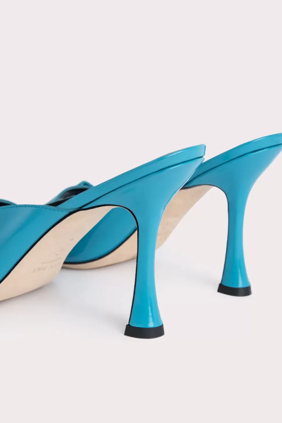Olivia Azur Semi Patent Leather