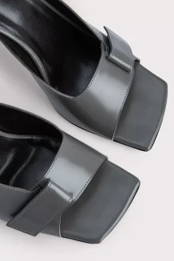 Olivia Cement Semi Patent Leather