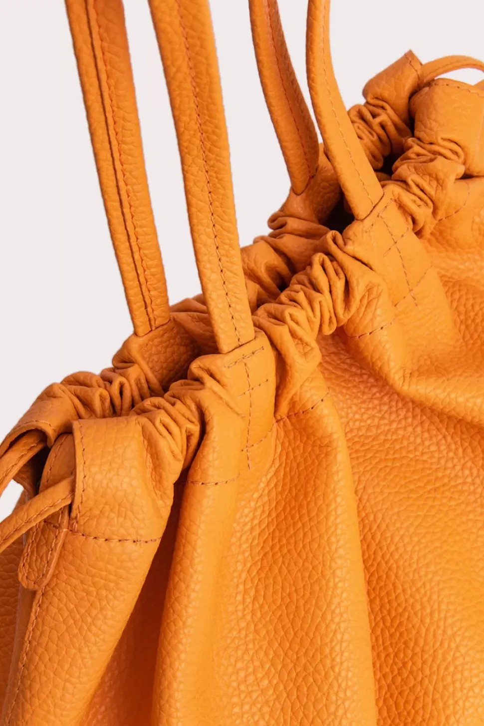 Oslo Orange Flat Grain Leather