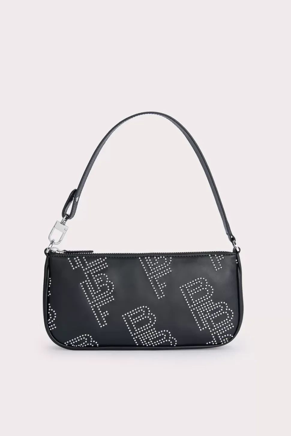 Rachel Black Stud Leather