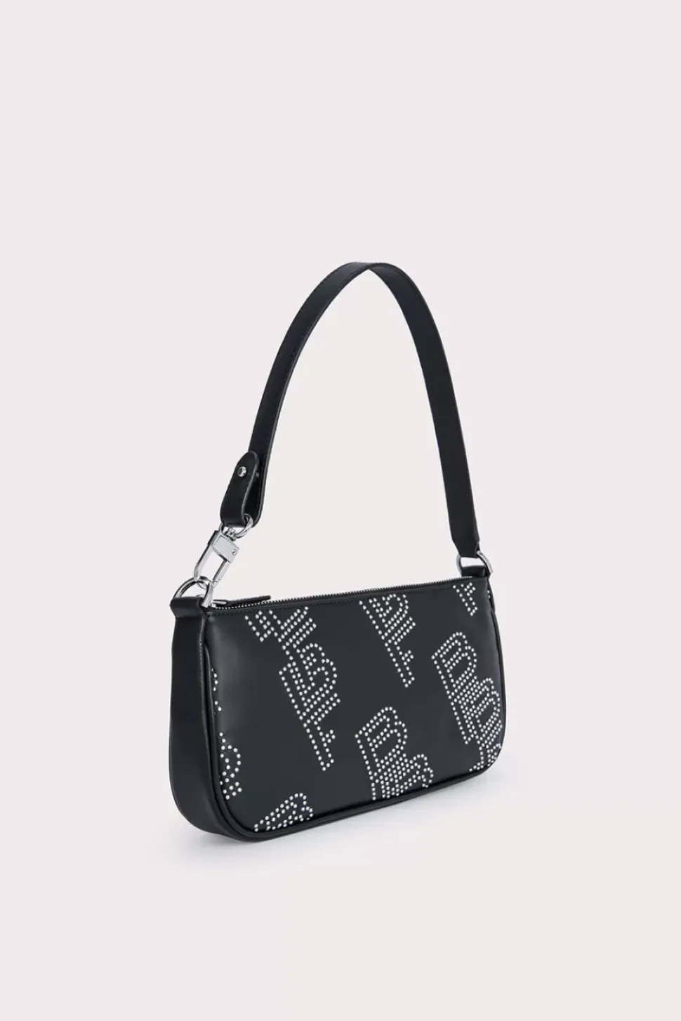 Rachel Black Stud Leather