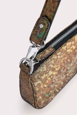 Rachel Disco Bronze Hologram Leather