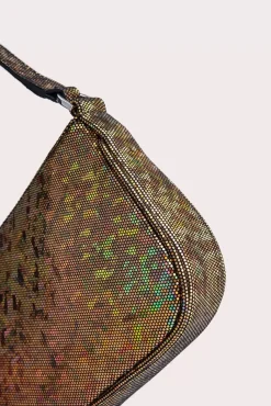 Rachel Disco Bronze Hologram Leather