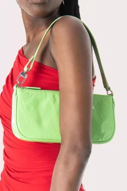 Rachel Fresh Green Embossed Patent Leather