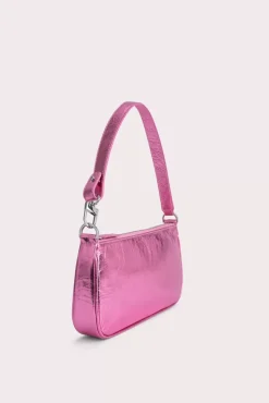 Rachel Lipstick Metallic Leather