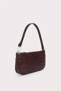 Rachel Nutella Croco Embossed Leather