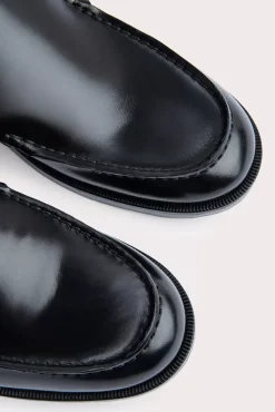 Rafael Black Semi Patent Leather