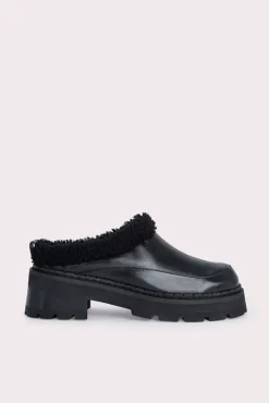 Reyna Black Shearling