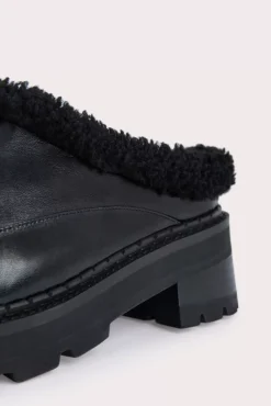 Reyna Black Shearling