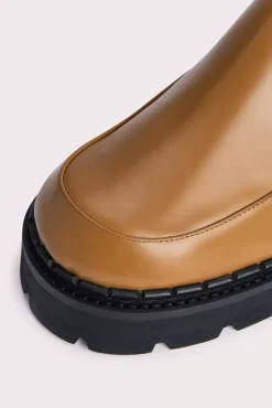 Reyna Peanut Butter Soft Semi Patent Leather