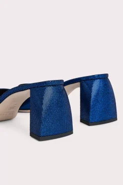 Romy Blue Disco Dot Leather