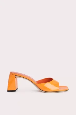 Romy Orange Patent Leather