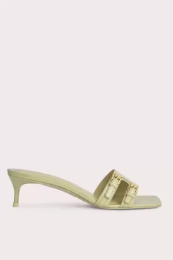 Roni Olive Gloss Leather