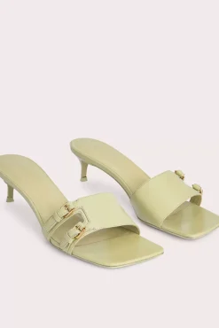 Roni Olive Gloss Leather