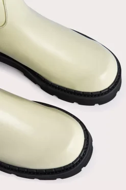 Russel Ivory Soft Semi Patent Leather