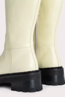 Russel Ivory Soft Semi Patent Leather