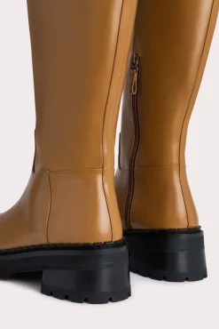 Russel Peanut Butter Soft Semi Patent Leather