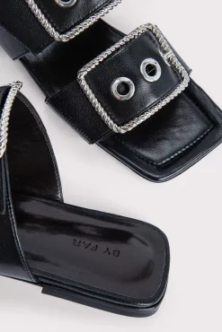 Saba Black Nappa Leather