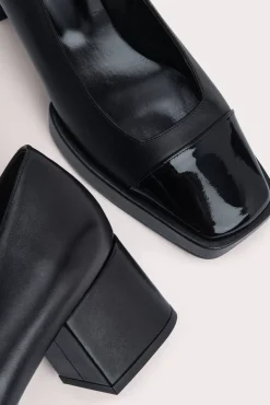 Sava Black Patent And Nappa Leather