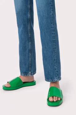Shana Green Patent Leather