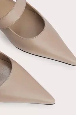 Shirley Taupe Nappa Leather