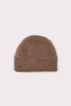 Solid Brushed Hat Camel Alpaca