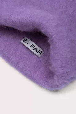 Solid Brushed Hat Lilac Alpaca