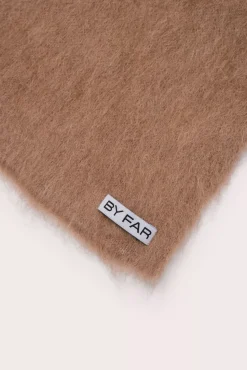 Solid Brushed Scarf Camel Alpaca