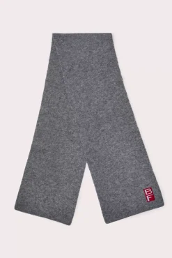Solid Scarf Grey Alpaca