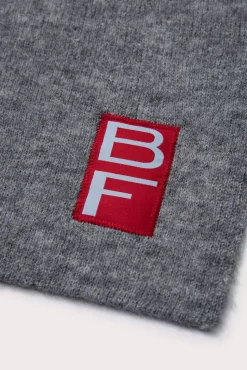Solid Scarf Grey Alpaca
