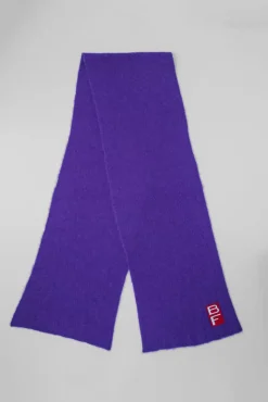 Solid Scarf Ultraviolet Alpaca