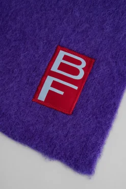 Solid Scarf Ultraviolet Alpaca