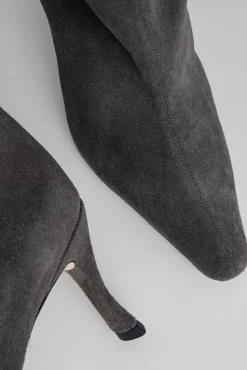 Stevie 42 Anthracite Suede Leather