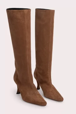 Stevie 42 Brown Suede Leather