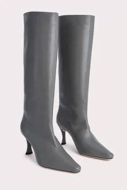 Stevie 42 Cement Nappa Leather