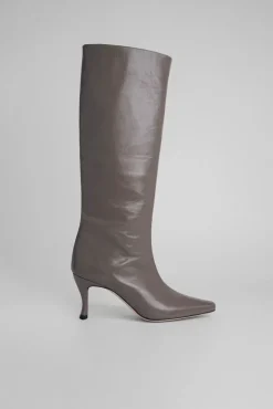 Stevie 42 Khaki Creased Leather