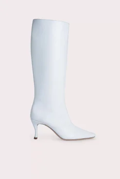 Stevie 42 White Leather